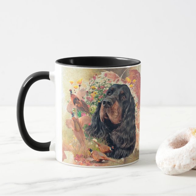 Mug Gordon Setter (Avec donut)