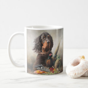 Mug Gordon setter avec faisans, Art