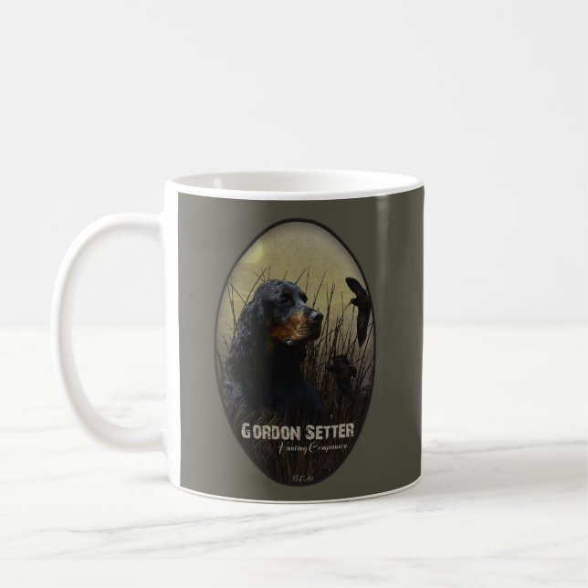 Mug Gordon Setter, compagnon de chasse (Gauche)