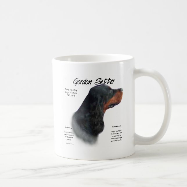 Mug Gordon Setter Conception de l'histoire (Droite)