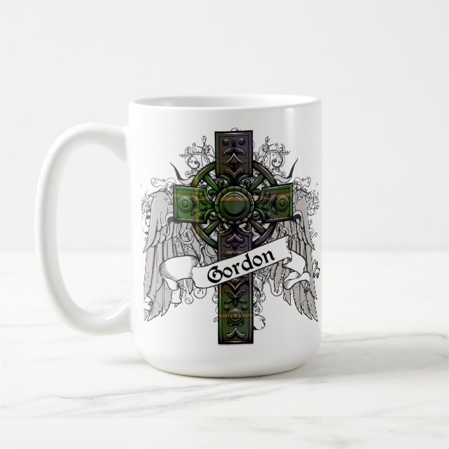 Mug Gordon Tartan Cross (Gauche)