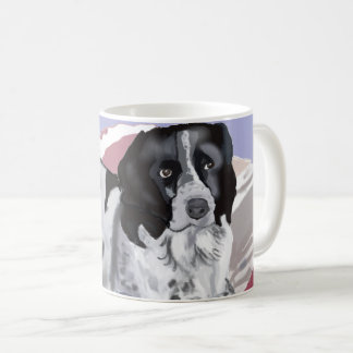 Mug Gorgeous Black and White Springer Spaniel