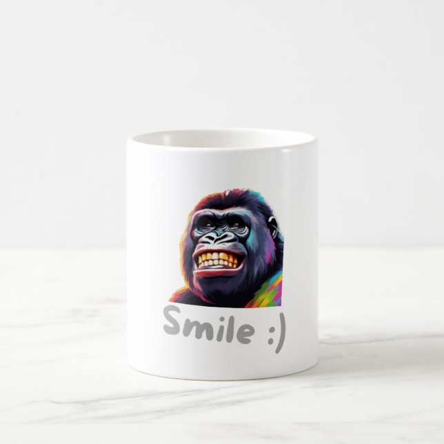 Mug Gorila sonriendo (Centre)