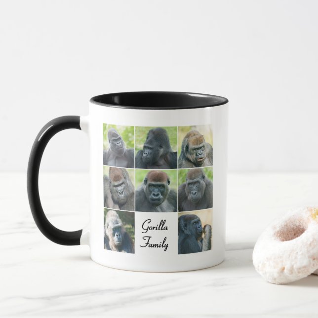 Mug Gorilla Family (Avec donut)