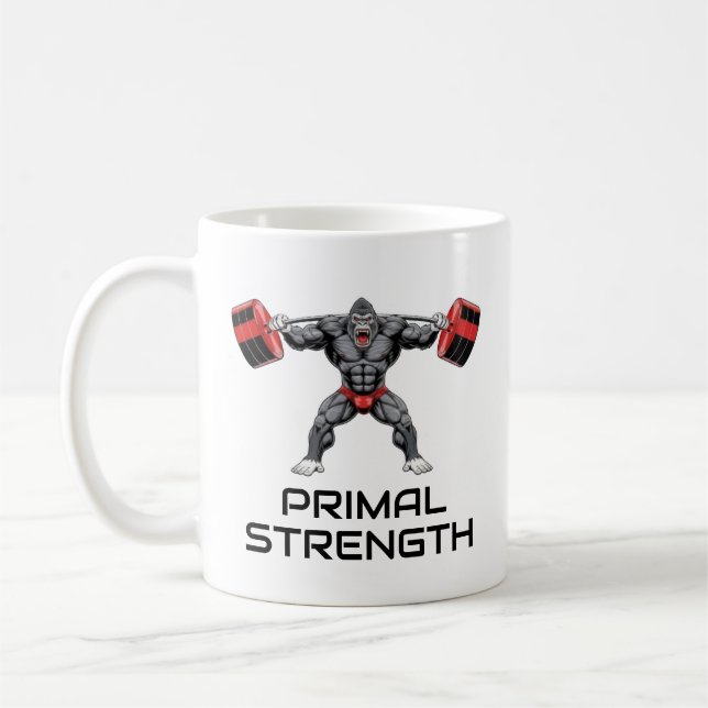 Mug Gorille de musculation (Gauche)