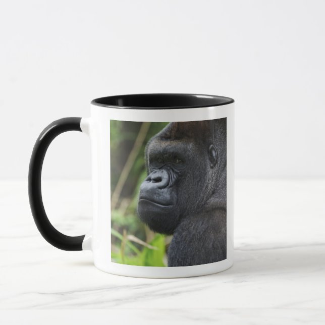 Mug Gorille des plaines à dos argenté, gorille captif (Gauche)