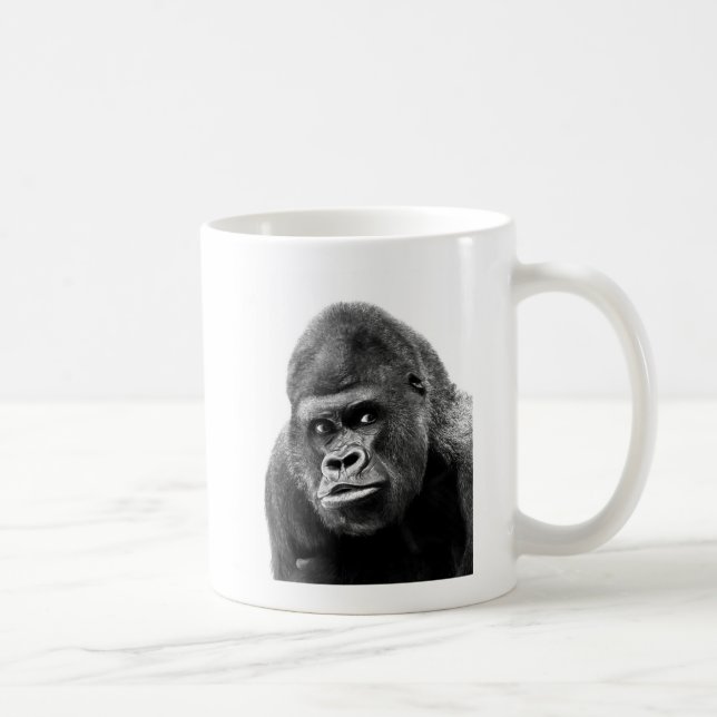 Mug Gorille noire blanche (Droite)