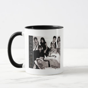 Mug Gossip Girl Black and White Group Graphisme