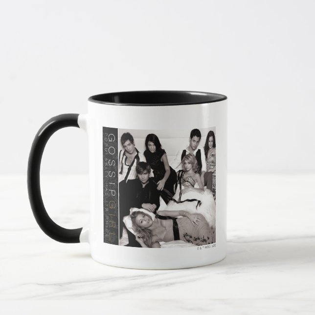 Mug Gossip Girl Black and White Group Graphisme (Gauche)