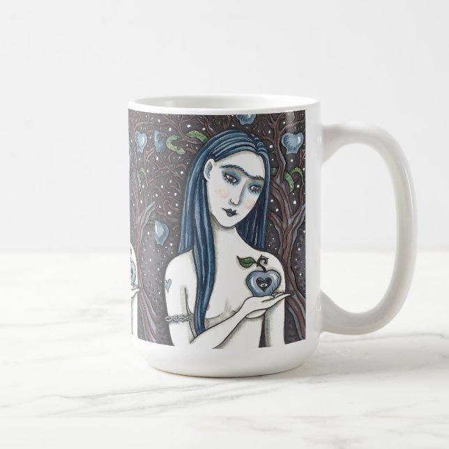 MUG GOTH EVE, JARDIN SOMBRE D'EDEN, FEMME, SERPENT (Droite)