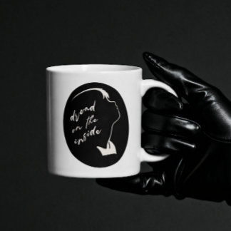 Mug Goth Girl Aesthetic Dread Inside Dead Ghost Girl