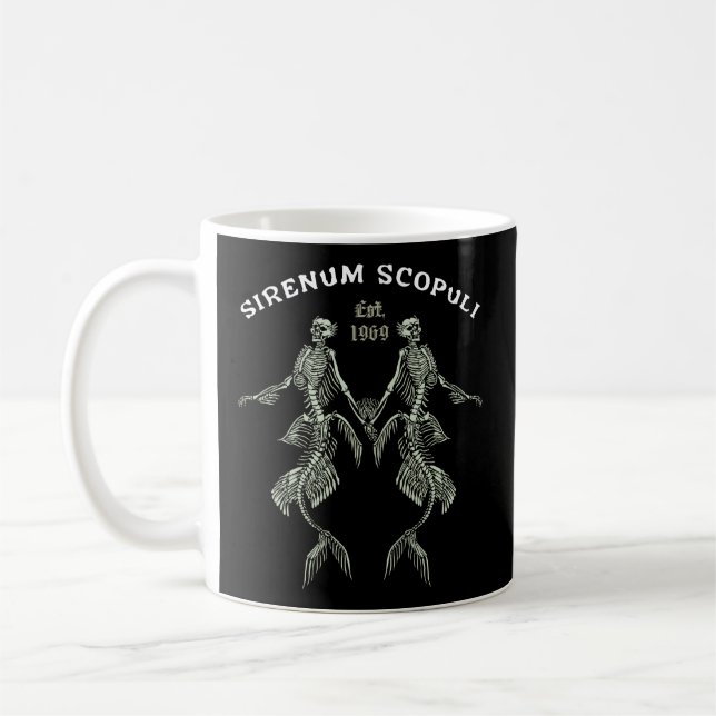Mug Goth Punk Siren Sirène Sirène Squelette Sirenum Sc (Gauche)