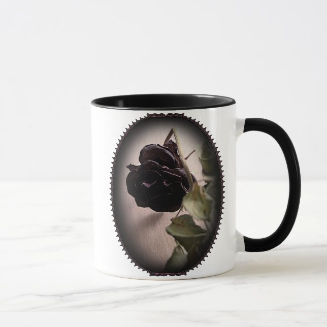 Mug Gothique Rose mort (Droite)