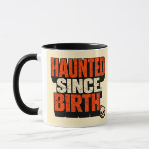 Mug Gothique Sombre Hanté Depuis La Naissance TDAH Crâ