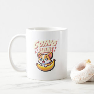 Mug Goûter Bananes drôle mignon Corgi