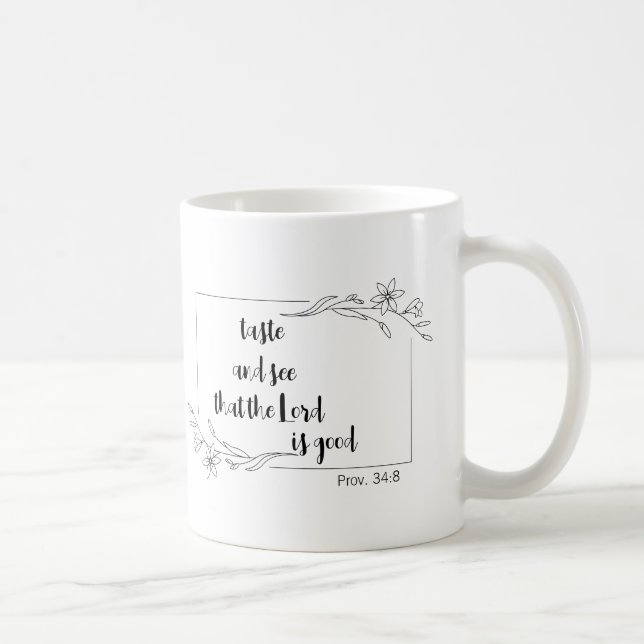 Mug Goûtez et voyez que le Seigneur est bon (Droite)