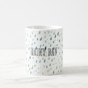 Mug Gouttes de pluie Jour de pluie