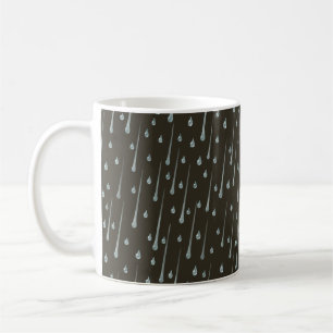 Mug Gouttes de pluie qui tombent Jour de pluie mignon 