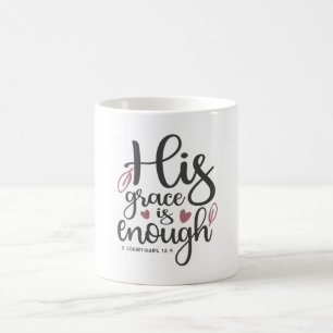Mug Grace Abondante - 2 Corinthiens 12:9 Chrétien