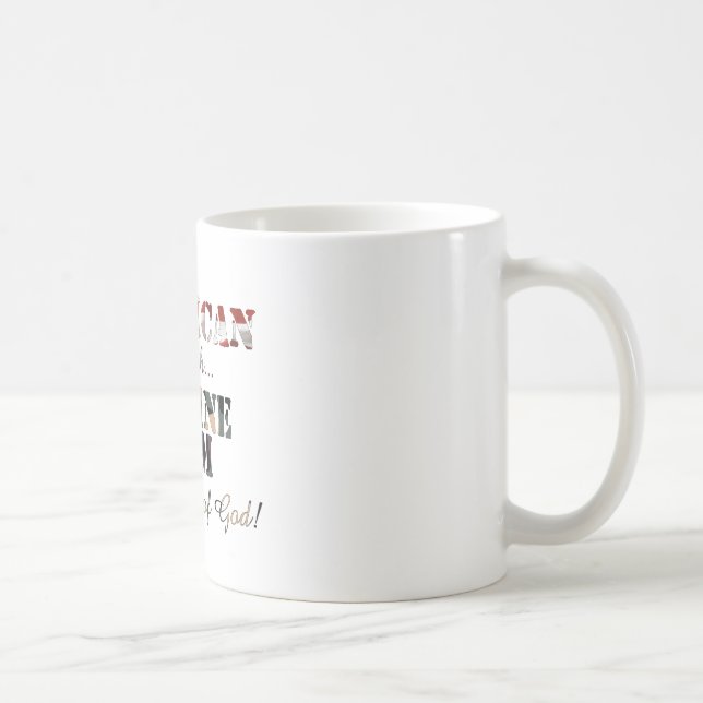 Mug Grâce de Dieu marine de maman (Droite)