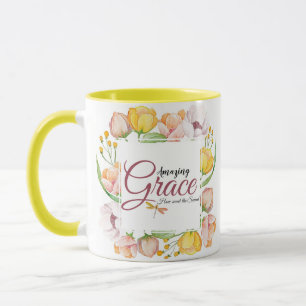 Mug grâce incroyable aquarelle floral  