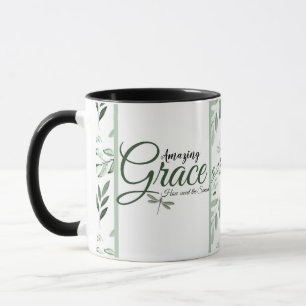Mug Grâce incroyable Feuilles vertes