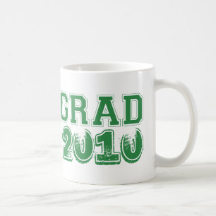 Mug Graduation classe verte année 2010 photo personnal