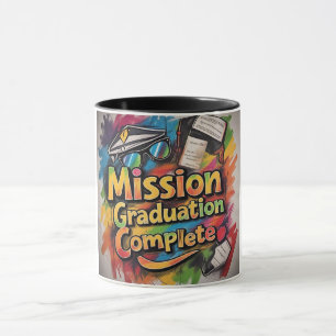 Mug Graduation de mission - Splash complet