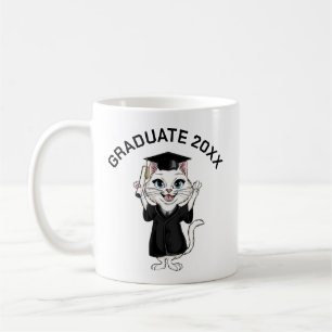 Mug Graduation en chats personnalisée