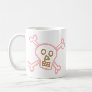 Mug Graffiti crâne et os croisés mignon