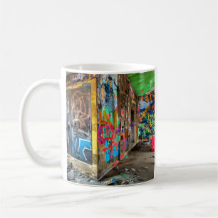 Mug Graffiti de rue abandonné