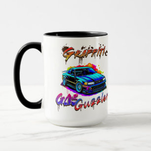MUG GRAFFITI GAS GUZZLER - VOITURE À DRIFT