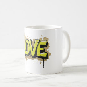 Mug Graffiti L'amour urbain fleurit