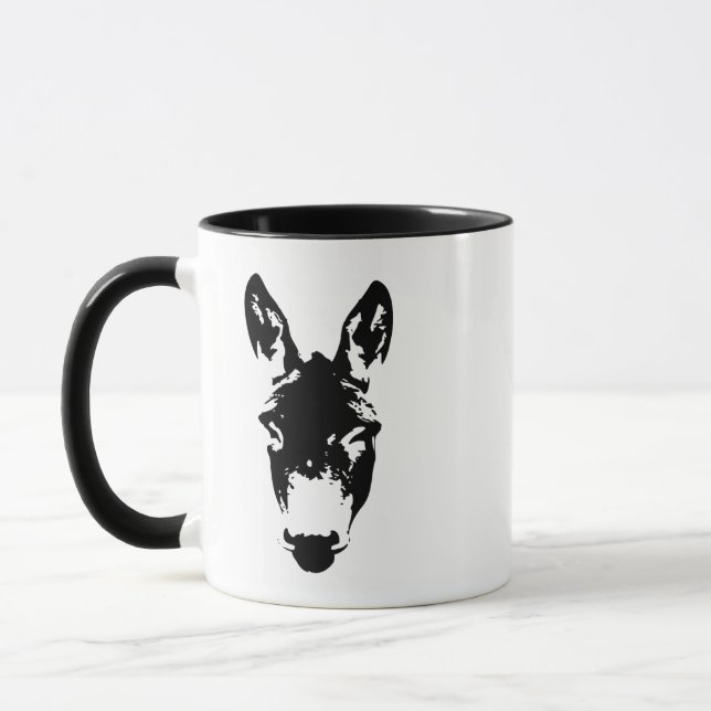 Mug Graffiti Style Donkey ou Mule Street Art Dessin (Gauche)