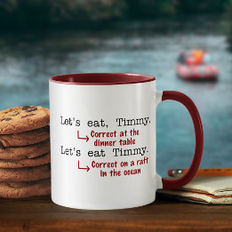 Mug Grammaire de ponctuation amusante