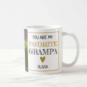Mug Grampa Grandchild Photo personnalisée