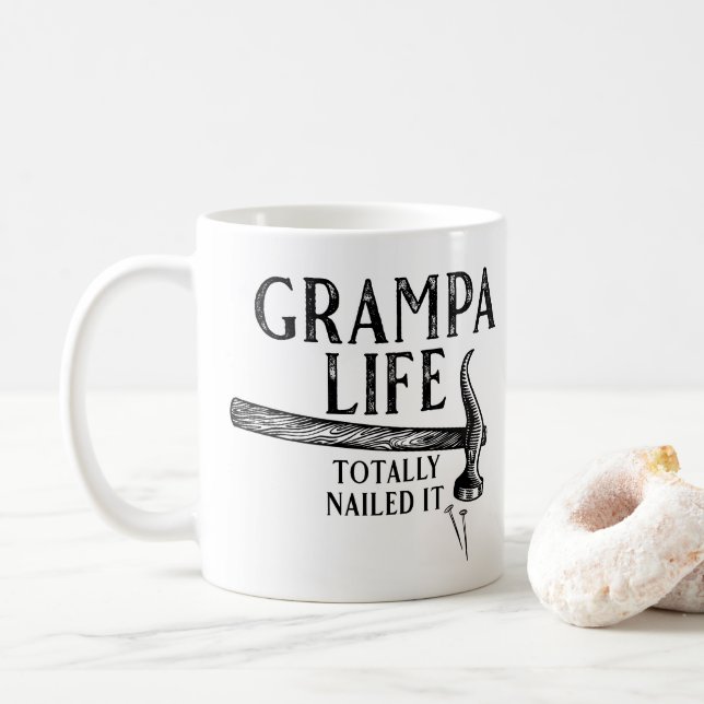 Mug Grampa Life L'A Nourri ! (Avec donut)