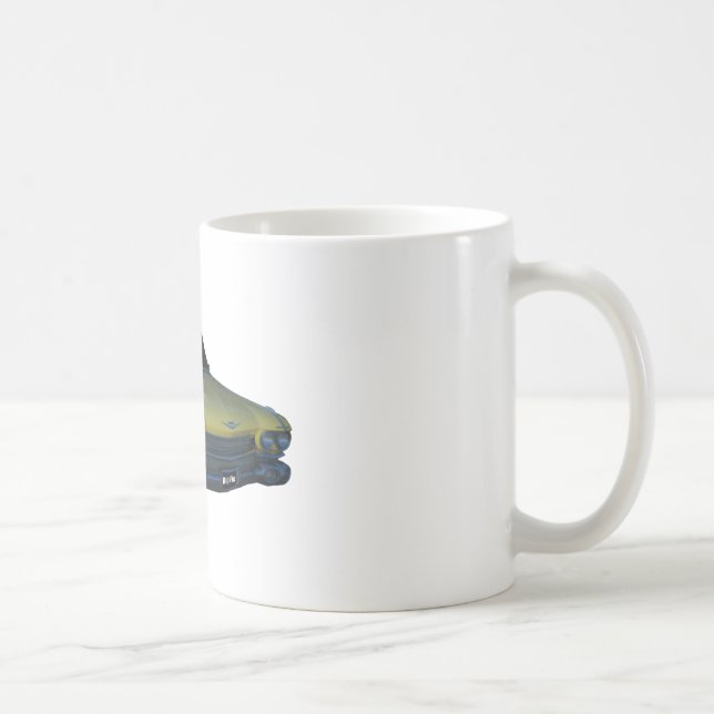 Mug Grand aileron jaune 59 Cadillac (Droite)