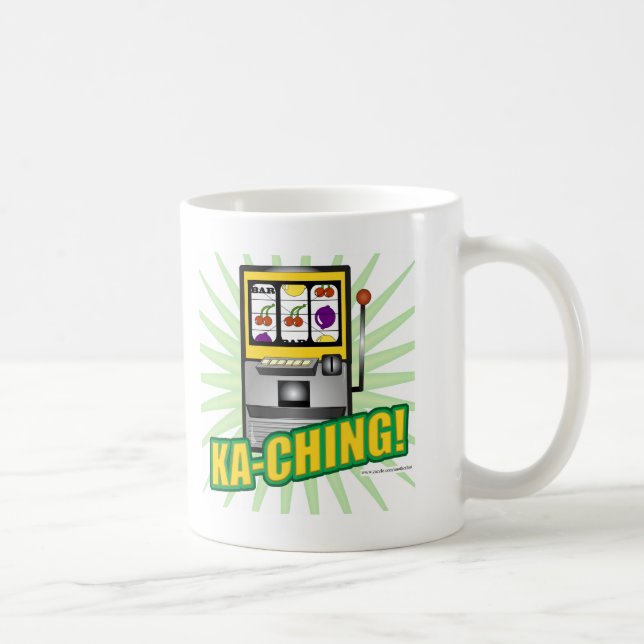 Mug Grand argent de Ka-Ching (Droite)