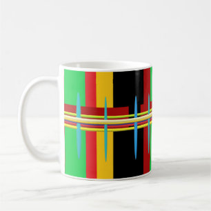 Mug Grand art moderne aux couleurs chatoyantes
