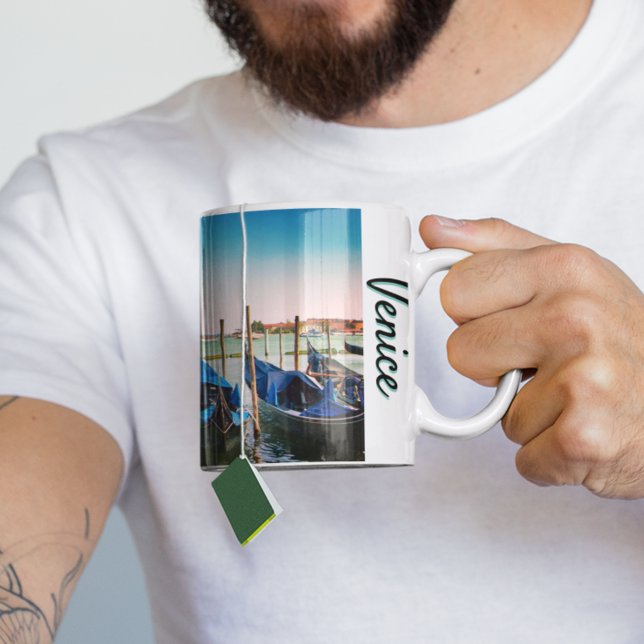 Mug Grand Canal de Venise avec des gondoles emblématiq (Créateur téléchargé)