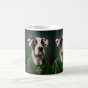 Mug Grand chien Danse en tenue de la Saint Patrick