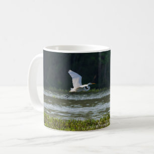 Mug Grand croustillant blanc d'aigrettes