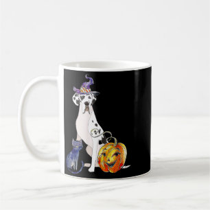 Mug Grand Danois Chien Halloween Arlequin Sorcière Cit
