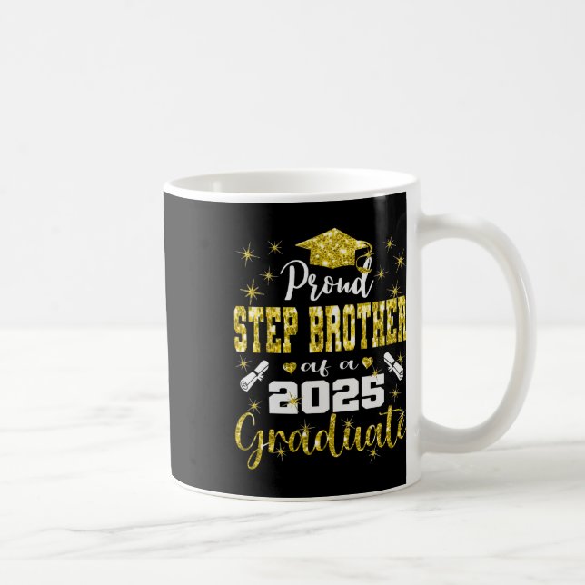 Mug Grand Fier Étape Frère De 2025 Graduate Graduati (Droite)