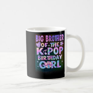 Mug Grand frère des filles d'anniversaire K-Pop coréen