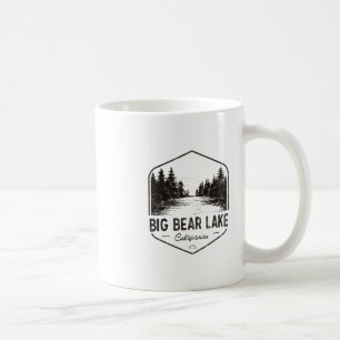 Mug Grand lac Big Bear Californie Plein air Vintage