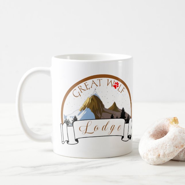 MUG GRAND LODGE DE LODGE WOLF (Avec donut)
