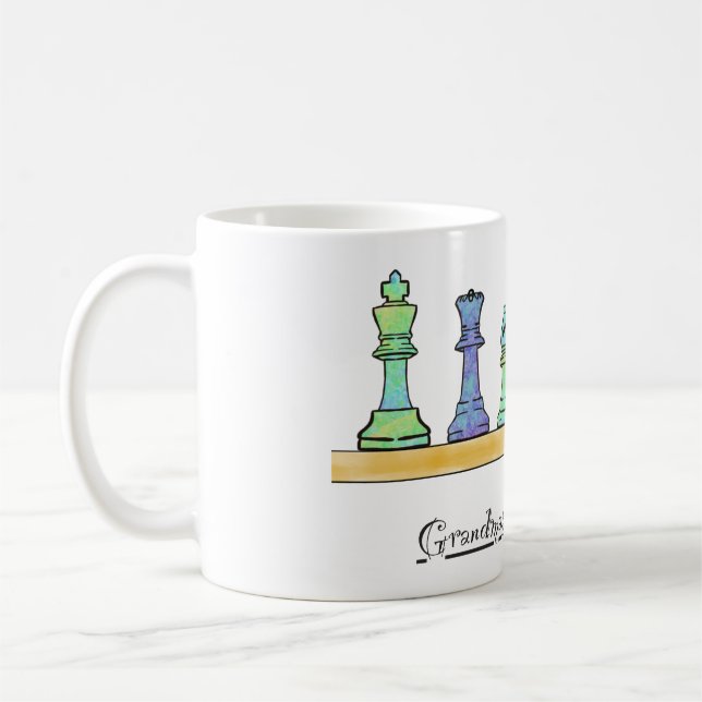 Mug Grand maître dans l'entraînement aux échecs (Gauche)