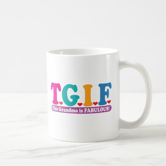 Mug Grand-maman fabuleuse (Droite)